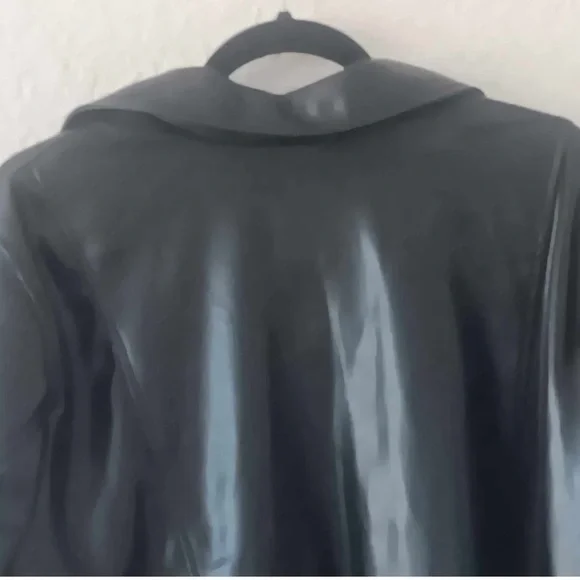 Torrid Asymmetrical Black Faux Leather Moto Jacket - Picture 5 of 12